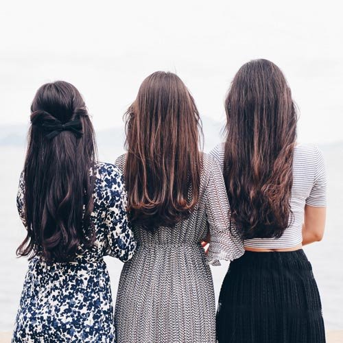 Picture of three Woman from Behind Picture of three Woman from Behind